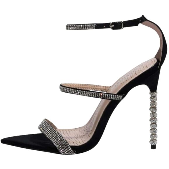 NEW Azalea Wang Women's Galaxy Heeled Sandals Size 10B - Picture 2 of 7